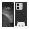 Pouzdro Kwmobile pro Xiaomi Redmi Note 13, černé/bílé, silikonové, KWM000020NQ002C