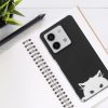 Pouzdro Kwmobile pro Xiaomi Redmi Note 13, černé/bílé, silikonové, KWM000020NQ002C
