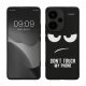 Pouzdro Kwmobile pro Xiaomi Redmi Note 13 Pro Plus 5G, černé/bílé, silikonové, KWM000020NR001C