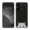 Pouzdro Kwmobile pro Xiaomi Redmi Note 13 Pro Plus 5G, černé/bílé, silikonové, KWM000020NR002C