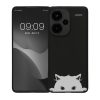 Pouzdro Kwmobile pro Xiaomi Redmi Note 13 Pro Plus 5G, černé/bílé, silikonové, KWM000020NR002C