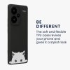 Pouzdro Kwmobile pro Xiaomi Redmi Note 13 Pro Plus 5G, černé/bílé, silikonové, KWM000020NR002C