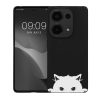 Pouzdro Kwmobile pro Xiaomi Redmi Note 13 Pro, černé/bílé, silikonové, KWM000020NT002C
