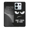 Pouzdro Kwmobile pro Xiaomi Redmi Note 13 Pro 5G, černé/bílé, silikonové, KWM000020NU001C