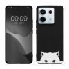 Pouzdro Kwmobile pro Xiaomi Redmi Note 13 Pro 5G, černé/bílé, silikonové, KWM000020NU002C