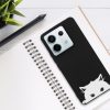 Pouzdro Kwmobile pro Xiaomi Redmi Note 13 Pro 5G, černé/bílé, silikonové, KWM000020NU002C