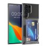 Pouzdro Kwmobile s držákem na karty pro Samsung Galaxy S23 Ultra, průhledné, plastové, KWM000021QO001C