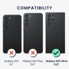 Pouzdro Kwmobile s držákem na karty pro Samsung Galaxy S23 Ultra, průhledné, plastové, KWM000021QO001C