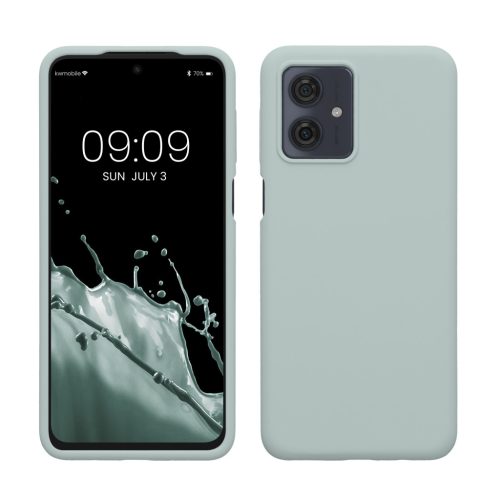 Pouzdro Kwmobile pro Motorola Moto G54, světle zelené, silikonové, KWM000022NF008C
