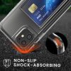 Pouzdro Kwmobile s přihrádkou na kartu pro Apple iPhone 11, průhledné, polykarbonátové, KWM000022RB001C