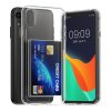 Pouzdro Kwmobile s přihrádkou na kartu pro Apple iPhone XR, průhledné, polykarbonátové, KWM000022RF001C