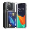 Pouzdro Kwmobile s přihrádkou na kartu pro Apple iPhone 14 Pro, průhledné, polykarbonátové, KWM000022RH001C