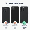Pouzdro Kwmobile s přihrádkou na kartu pro Apple iPhone 14 Pro Max, průhledné, polykarbonátové, KWM000022RI001C