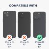 Pouzdro Kwmobile pro Apple iPhone 15 Pro, světle růžová/hnědá, textilní/silikonové, KWM000022RL001C
