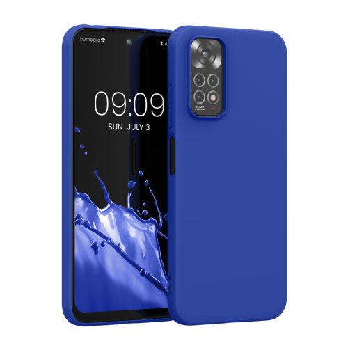 Pouzdro Kwmobile pro Xiaomi Redmi Note 11/Note 11s, modré, silikonové, KWM0000150V057C