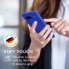 Pouzdro Kwmobile pro Google Pixel 7a, modré, silikonové, KWM000019YE044C