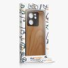 Pouzdro Kwmobile pro Xiaomi 13T/13T Pro, hnědé, dřevo/silikon, KWM000020IQ003C