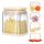 Set Feliator legume manual Navaris, 4 Lame, crem, otel inoxidabil, NAV000038DP001C