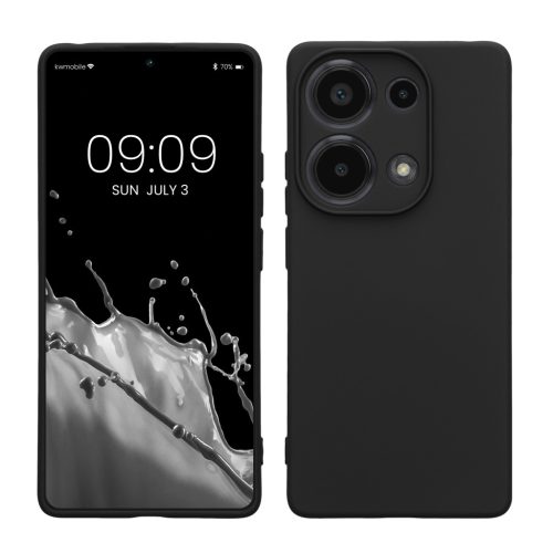 Pouzdro Kwmobile pro Xiaomi Redmi Note 13 Pro, černé, silikonové, KWM000020NZ001C