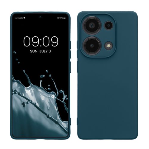 Pouzdro Kwmobile pro Xiaomi Redmi Note 13 Pro, modré, silikonové, KWM000020NZ004C