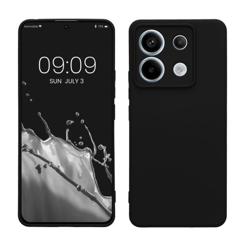 Pouzdro Kwmobile pro Xiaomi Redmi Note 13 Pro 5G, černé, silikonové, KWM000020OA001C