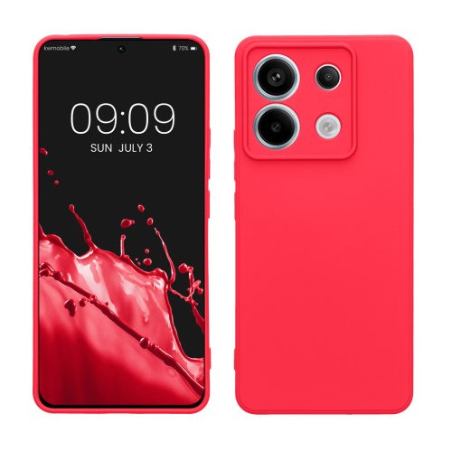 Pouzdro Kwmobile pro Xiaomi Redmi Note 13 Pro 5G, růžové, silikonové, KWM000020OA005C