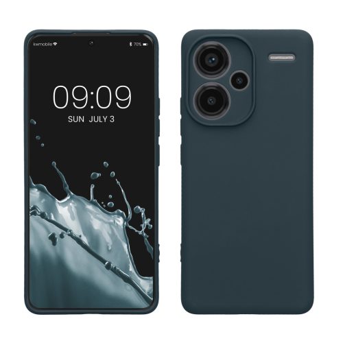 Pouzdro Kwmobile pro Xiaomi Redmi Note 13 Pro Plus 5G, tmavě zelené, silikonové, KWM000020OC002C