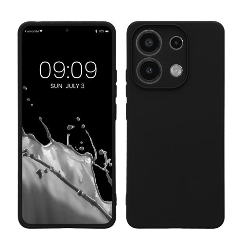 Pouzdro Kwmobile pro Xiaomi Redmi Note 13, černé, silikonové, KWM000020OD001C