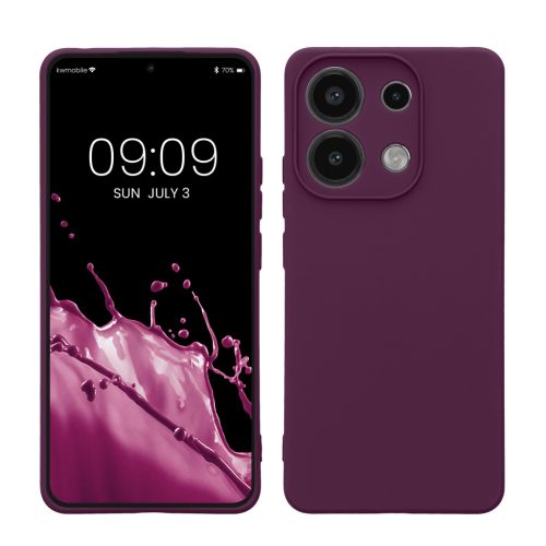 Pouzdro Kwmobile pro Xiaomi Redmi Note 13, fialové, silikonové, KWM000020OD003C