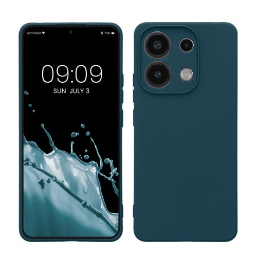 Pouzdro Kwmobile pro Xiaomi Redmi Note 13, modré, silikonové, KWM000020OD004C