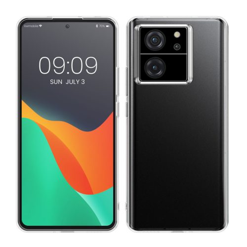 Pouzdro Kwmobile pro Xiaomi 13T/13T Pro, průhledné, silikonové, KWM000020OE001C