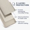 Pouzdro Kwmobile pro Google Pixel 7a, krémové, silikonové, KWM000019YE045C