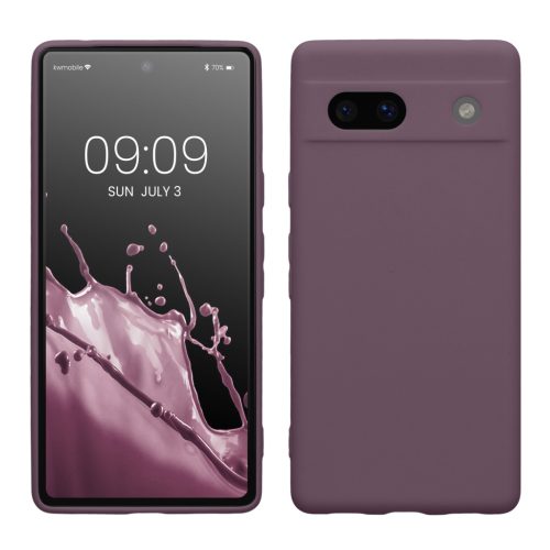 Pouzdro Kwmobile pro Google Pixel 7a, fialové, silikonové, KWM000019YF022C