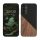 Pouzdro Kwmobile pro Samsung Galaxy A25, hnědé/černé, dřevěné/silikonové, KWM000021QX001C