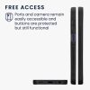 Pouzdro Kwmobile pro Samsung Galaxy A25, hnědé/černé, dřevěné/silikonové, KWM000021QX001C
