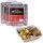 Set 2 cosuri de gratar BBQ din otel inoxidabil Navaris, 21x21 cm, NAV000038EP003C