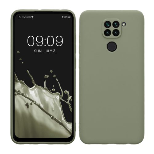 Pouzdro Kwmobile pro Xiaomi Redmi Note 9, světle zelené, silikonové, KWM000011FI018C