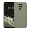 Pouzdro Kwmobile pro Xiaomi Redmi Note 9, světle zelené, silikonové, KWM000011FI018C