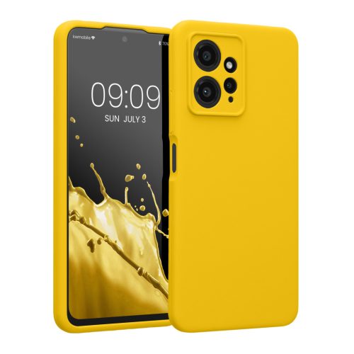 Pouzdro Kwmobile pro Xiaomi Redmi Note 12, žluté, silikonové, KWM000018UL014C
