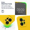 Pouzdro Kwmobile pro Xiaomi Redmi Note 12, žluté, silikonové, KWM000018UL014C