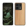 Pouzdro Kwmobile pro Xiaomi Redmi Note 13 Pro 5G, hnědé, dřevo/silikon, KWM000020LJ002C