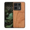 Pouzdro Kwmobile pro Xiaomi Redmi Note 13 Pro 5G, hnědé, dřevo/silikon, KWM000020LJ003C
