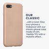 Pouzdro Kwmobile pro Apple iPhone SE (2022)/iPhone SE (2020)/iPhone 8, zlaté, silikonové, KWM0000085R012C