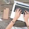 Pouzdro Kwmobile pro Apple iPhone SE (2022)/iPhone SE (2020)/iPhone 8, zlaté, silikonové, KWM0000085R012C