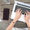 Pouzdro Kwmobile pro Apple iPhone SE (2022)/iPhone SE (2020)/iPhone 8, tmavě fialové, silikonové, KWM0000085R013C