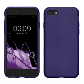   Pouzdro Kwmobile pro Apple iPhone SE (2022)/iPhone SE (2020)/iPhone 8, modré, silikonové, KWM0000085R014C