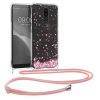 Pouzdro Kwmobile se šňůrkou pro Huawei Mate 10 Lite, vícebarevné, silikonové, KWM000010KZ003C