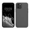 Pouzdro Kwmobile pro Apple iPhone 12/iPhone 12 Pro, šedé, silikonové, KWM000013WJ007C