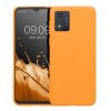 Pouzdro Kwmobile pro Motorola Moto E13, oranžové, silikonové, KWM000018HK007C