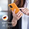 Pouzdro Kwmobile pro Motorola Moto E13, oranžové, silikonové, KWM000018HK007C
